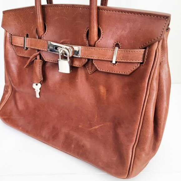 Teddy Blake by Buti Caty 12" Bag in Mahogany Brown - Picture 4 of 11